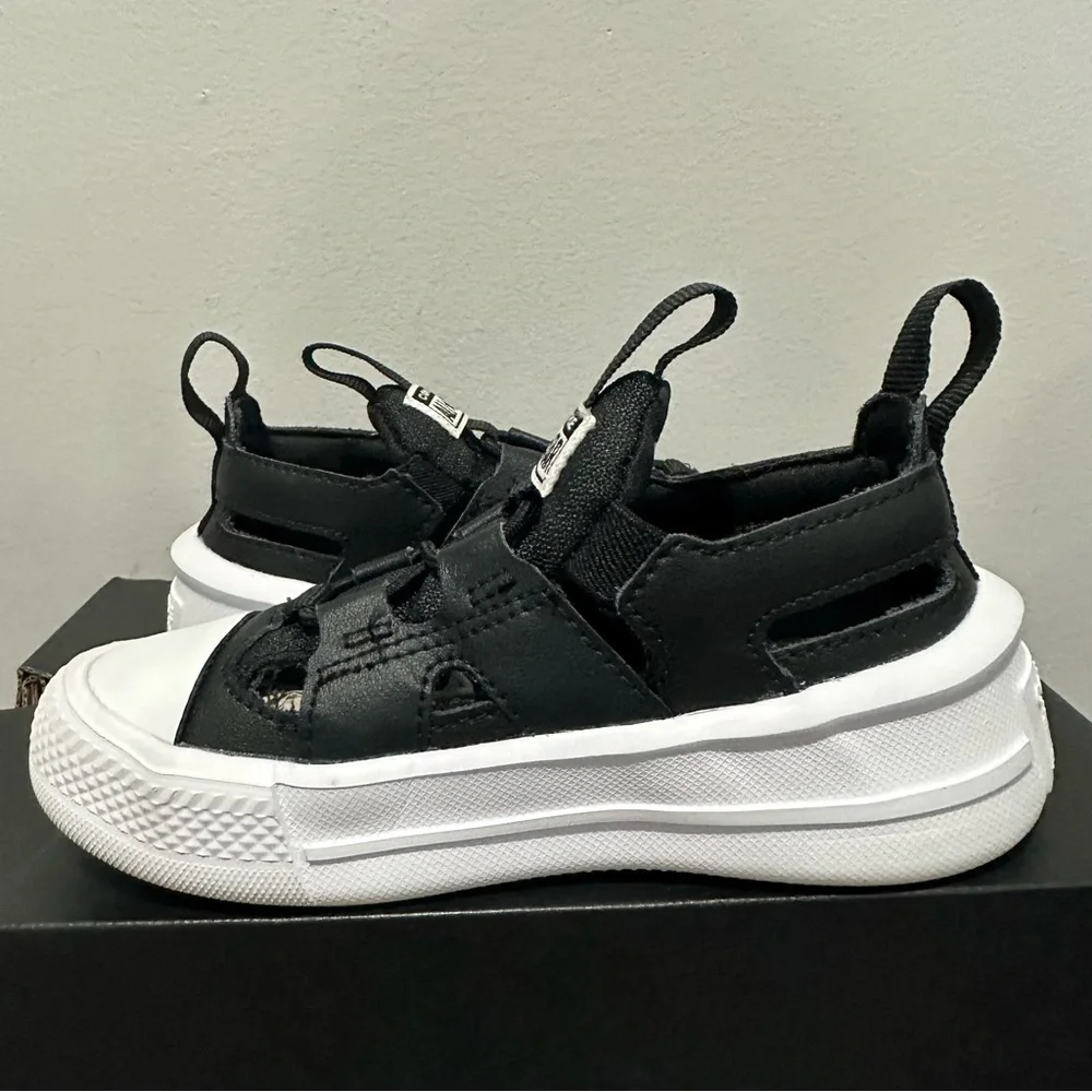 Converse Junior Chuck Taylor All Star Ultra Sandal Slip Black White Size…